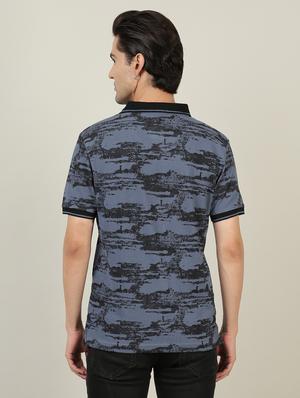 polo neck printed t-shirt - 18614366 - Standard Image - 3