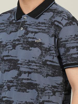 polo neck printed t-shirt - 18614366 - Standard Image - 5