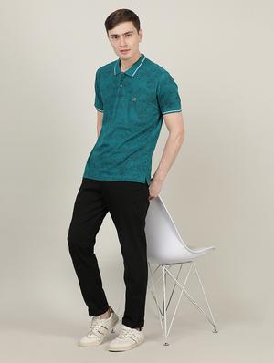 polo neck printed t-shirt - 18614368 - Standard Image - 4