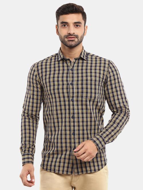 checkered casual shirt - 18615371 - Standard Image - 1
