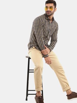 checkered casual shirt - 18615371 - Standard Image - 5