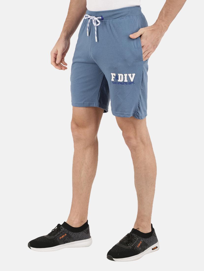 blue printed short - 18616162 - Zoom Image - 3