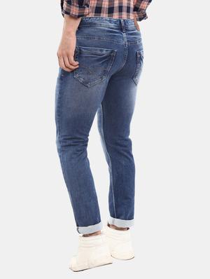 mid rise light washed denim jean - 18616277 - Standard Image - 3