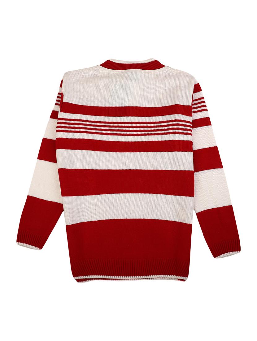 boys crew neck self design sweater - 18616610 - Zoom Image - 2
