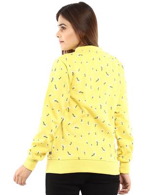 printed fleece regular sweatshirt - 18616936 - Standard Image - 2