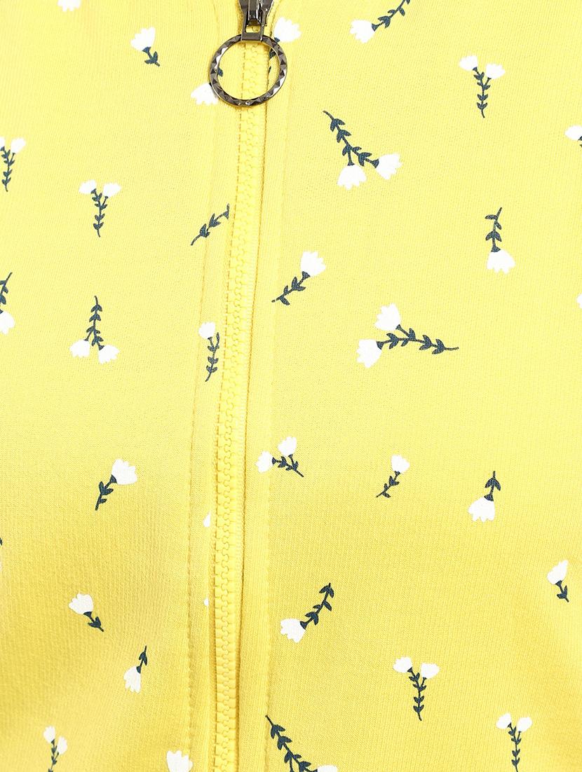 printed fleece regular sweatshirt - 18616936 - Zoom Image - 3
