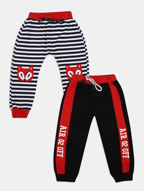 boys pack of 2 printed joggers trouser - 18617713 - Standard Image - 1