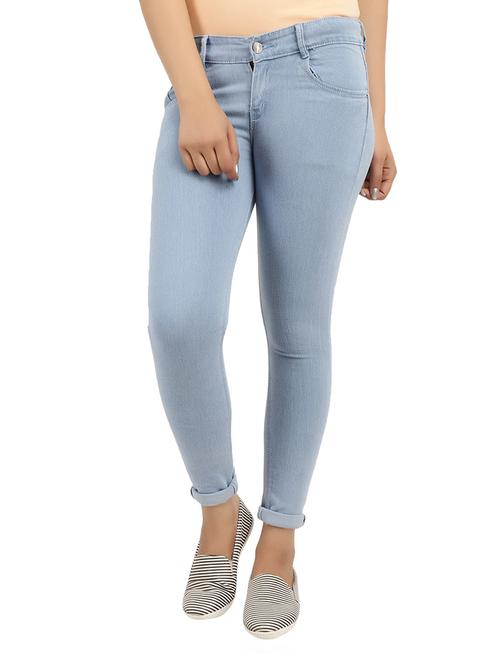 mid rise washed denim jean - 18618479 - Very Small Image - 1