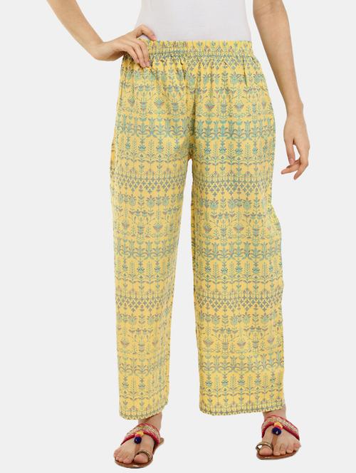 mid rise printed palazzo - 18618597 - Standard Image - 1