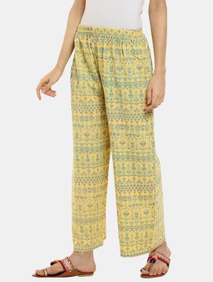 mid rise printed palazzo - 18618597 - Standard Image - 2
