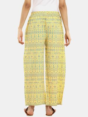 mid rise printed palazzo - 18618597 - Standard Image - 3
