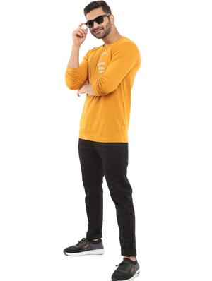 round neck front printed t-shirt - 18620078 - Standard Image - 3