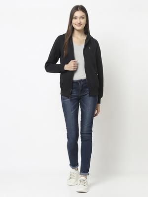 hooded neck solid sweatshirt - 18621942 - Standard Image - 6