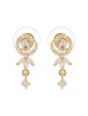gold plated mangalsutra earring set - 18621981 - Standard Image - 4