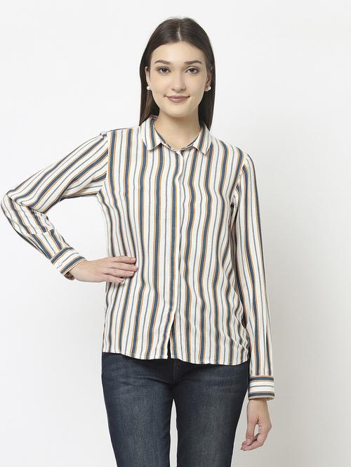 striped regular shirt - 18622004 - Standard Image - 1
