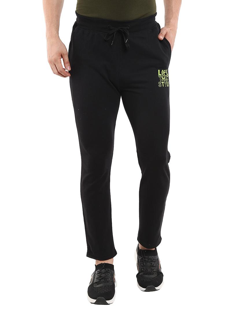 solid full length track pant