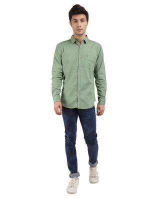 gold solid casual shirt - 18622634 - Standard Image - 3