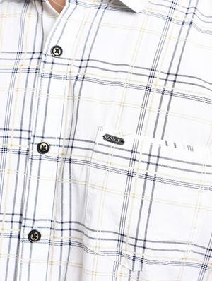 white checkered casual shirt - 18623288 - Standard Image - 6