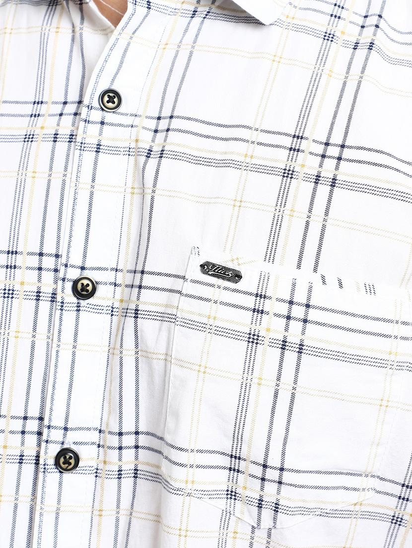 white checkered casual shirt - 18623288 - Zoom Image - 6