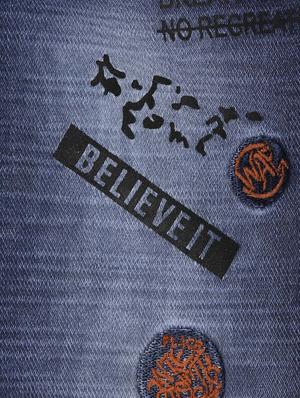 boys blue washed denim jeans - 18623927 - Standard Image - 3