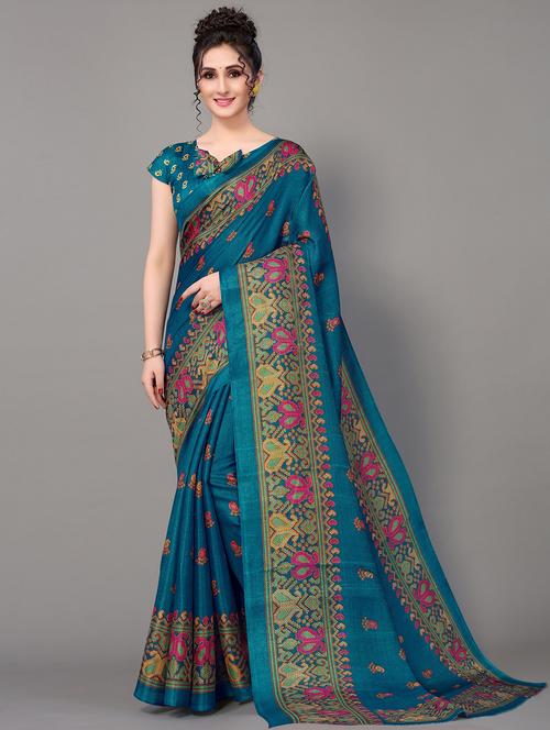ethnic motif patola saree with blouse - 18627178 - Standard Image - 1