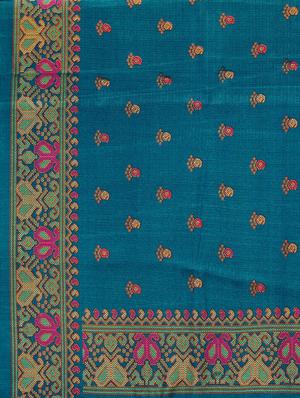 ethnic motif patola saree with blouse - 18627178 - Standard Image - 4