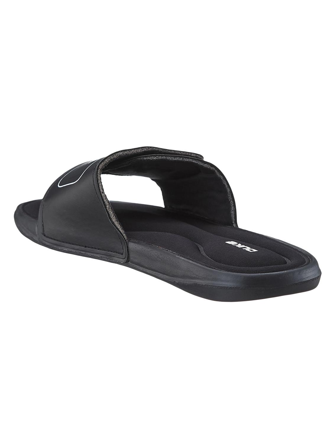 black pvc slip on flip flops - 18627707 - Zoom Image - 3