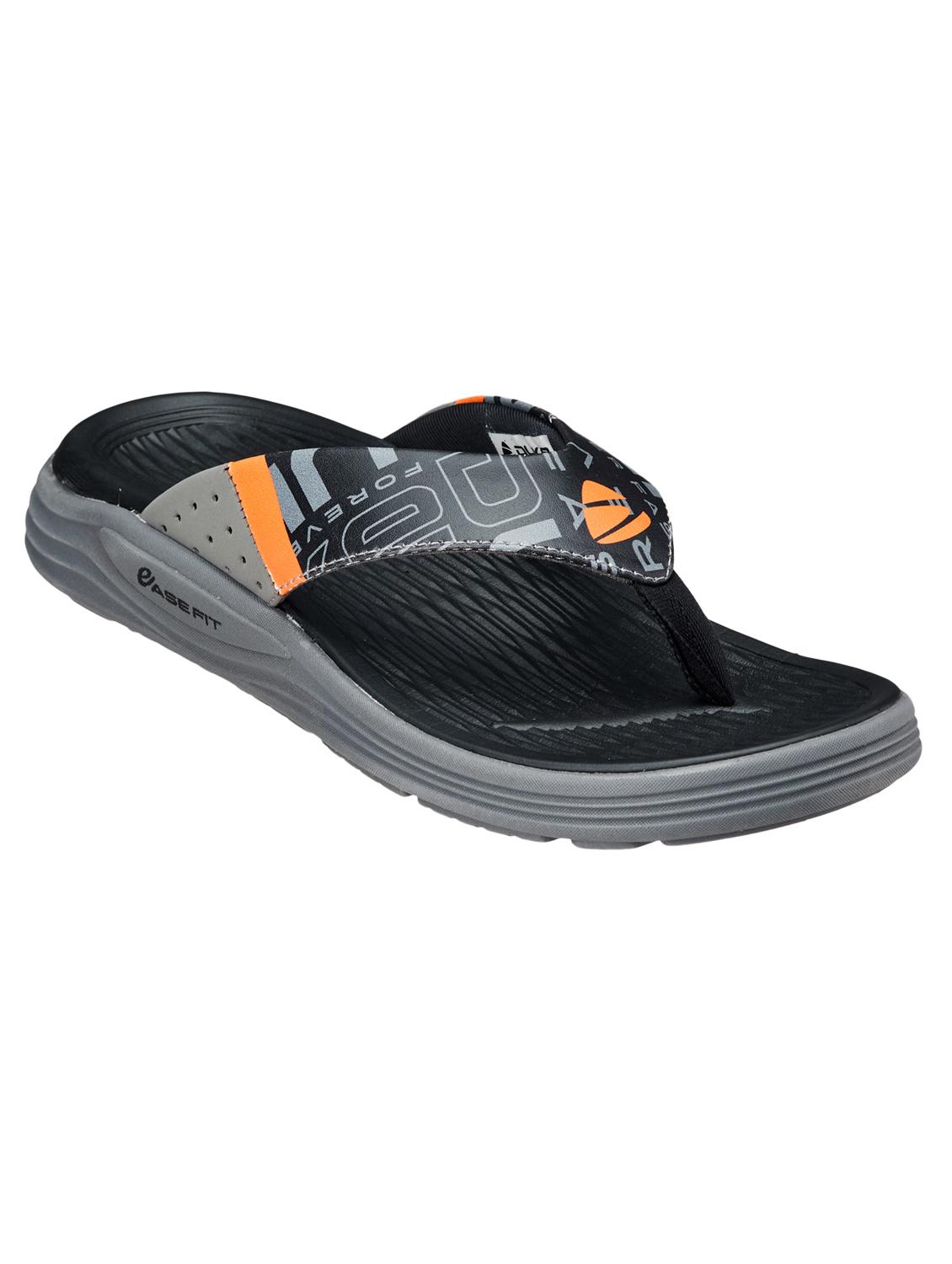 black pu slip on flip flops - 18627712 - Zoom Image - 1