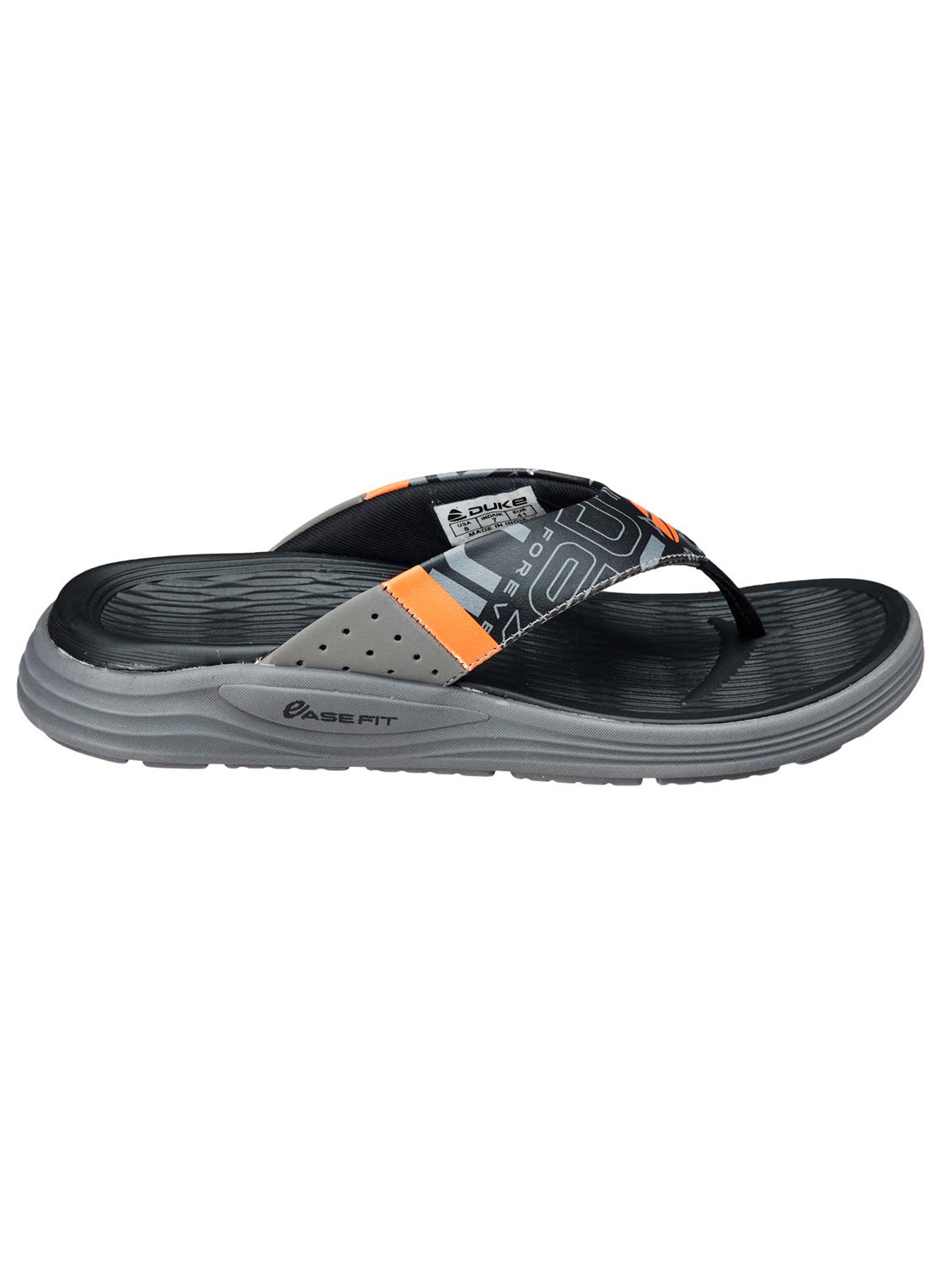 black pu slip on flip flops - 18627712 - Zoom Image - 3