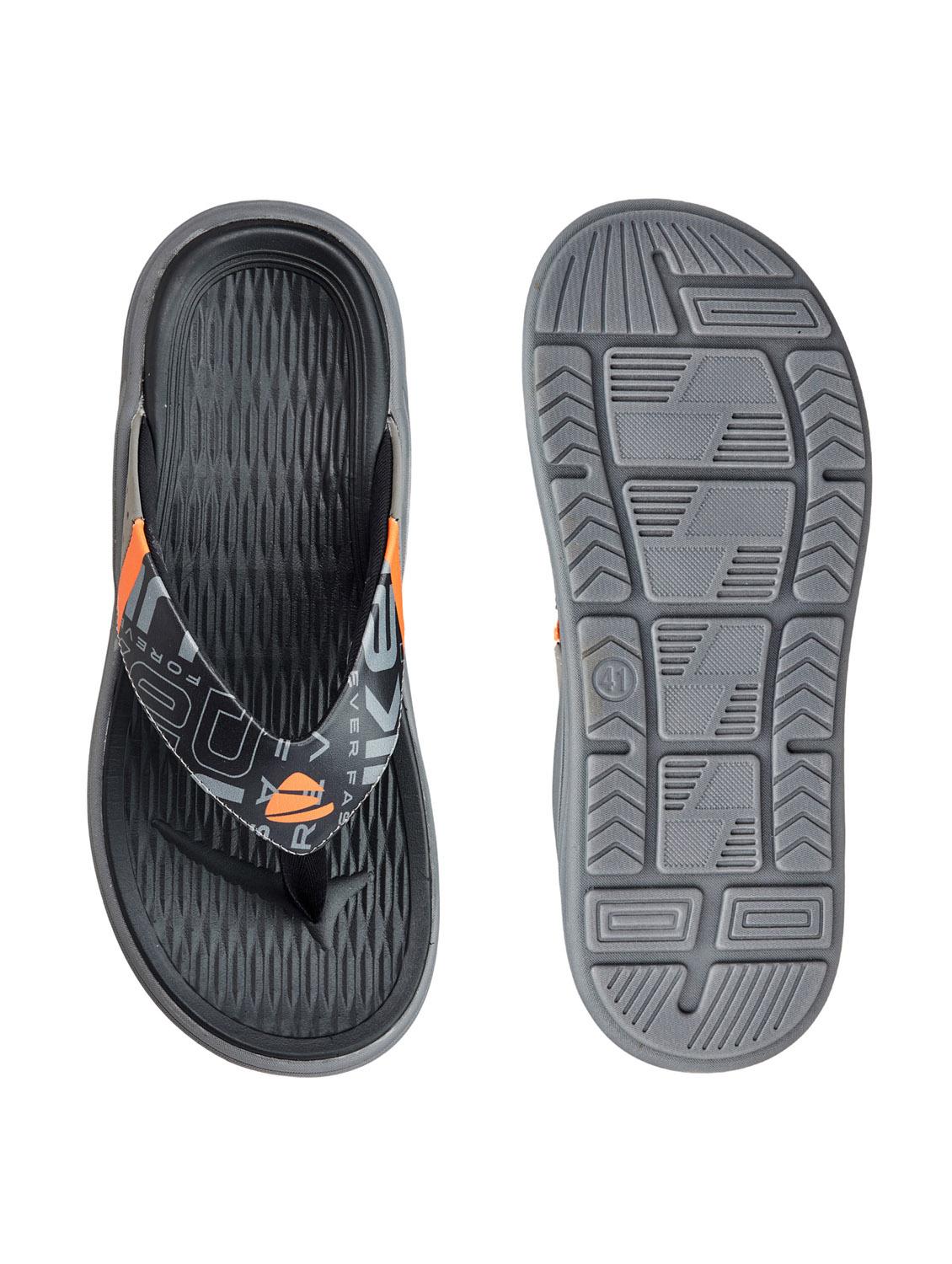 black pu slip on flip flops - 18627712 - Zoom Image - 5