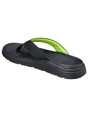 black pvc slip on flip flops - 18627714 - Standard Image - 4