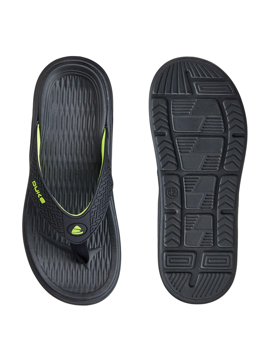black pvc slip on flip flops - 18627714 - Zoom Image - 5