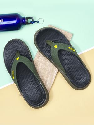 green pvc slip on flip flops - 18627716 - Standard Image - 2