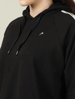 hooded neck solid sweatshirt - 18628034 - Standard Image - 5