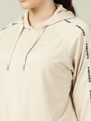 hooded neck solid sweatshirt - 18628035 - Standard Image - 5
