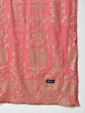 maroon polyester printed dupatta - 18633868 - Standard Image - 3