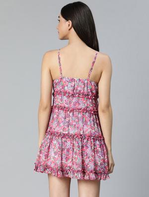 pink printed babydoll - 18634526 - Standard Image - 4