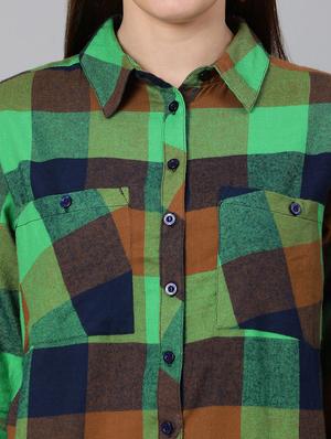 multi colored checkered regular shirt - 18634653 - Standard Image - 7