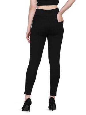 high rise solid jegging - 18637120 - Standard Image - 4