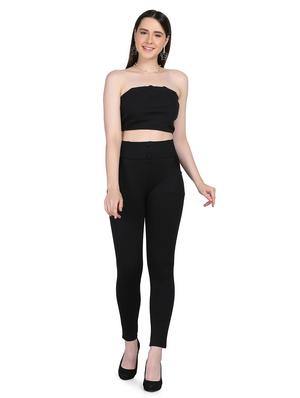 high rise solid jegging - 18637120 - Standard Image - 5