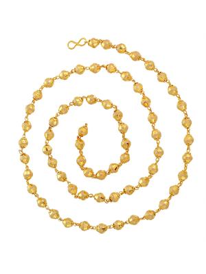gold plated chain necklace - 18637408 - Standard Image - 3