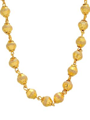 gold plated chain necklace - 18637408 - Standard Image - 4