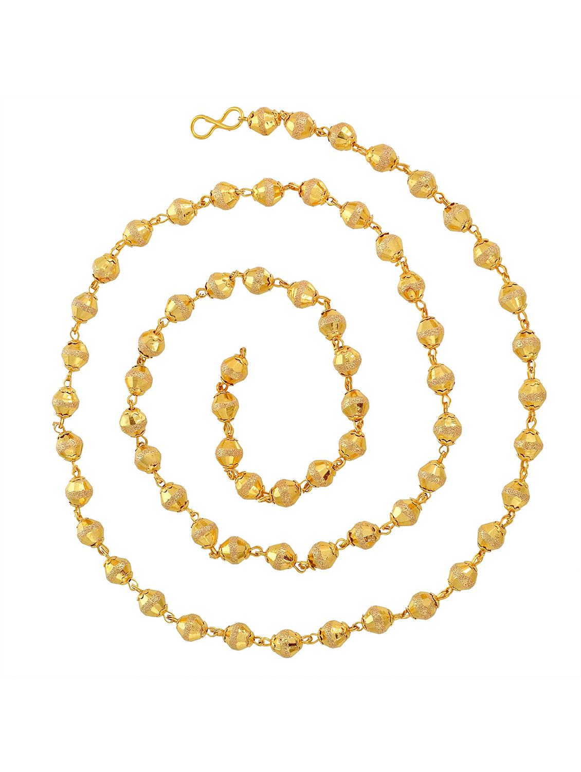 gold plated chain necklace - 18637408 - Zoom Image - 3