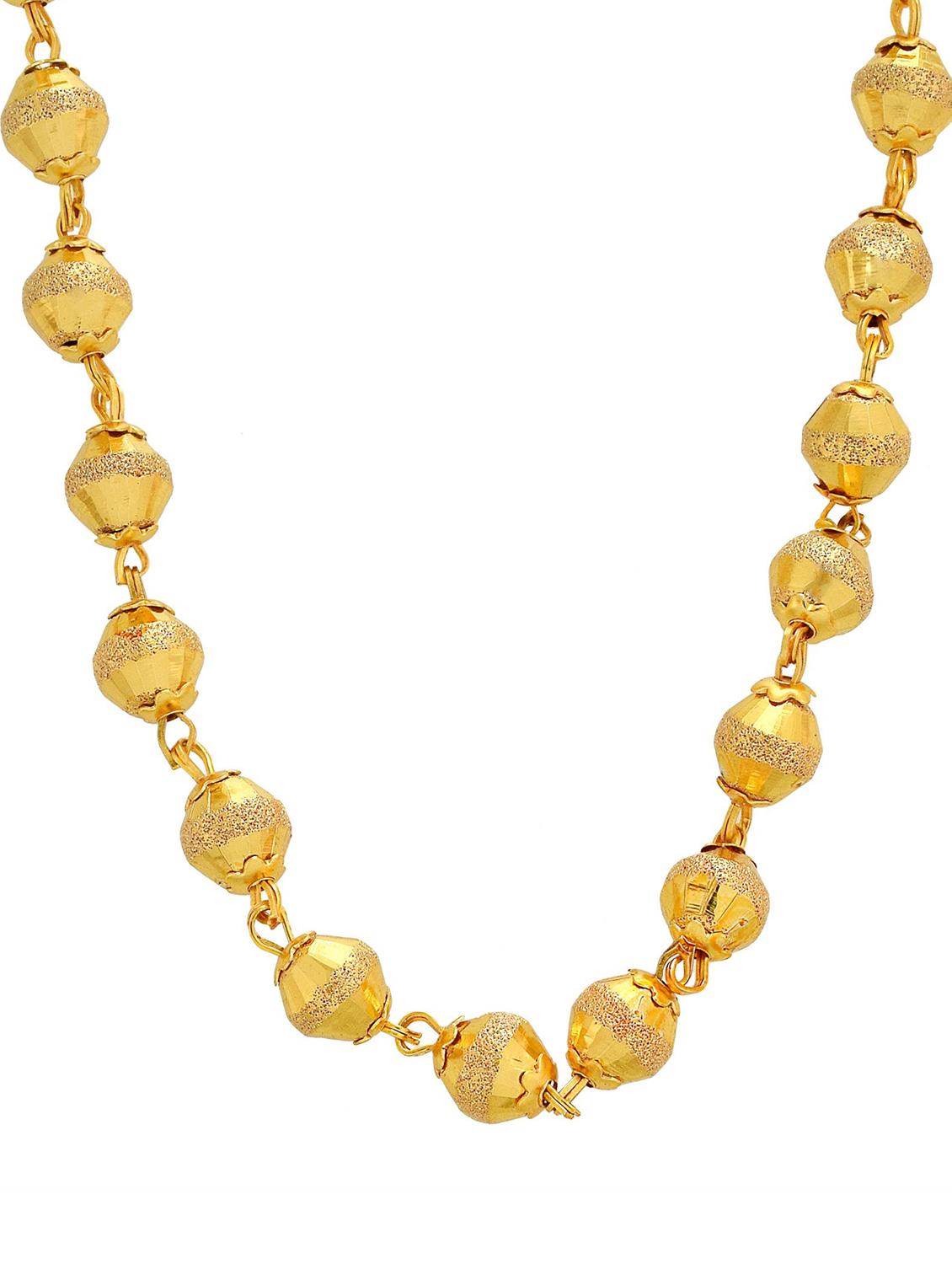 gold plated chain necklace - 18637408 - Zoom Image - 4