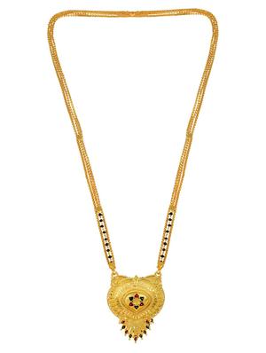 gold plated mangalsutra - 18637492 - Standard Image - 2