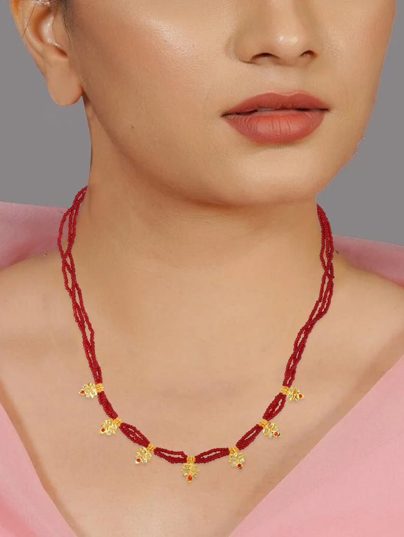 gold plated mangalsutra - 18637493 - Zoom Image - 3