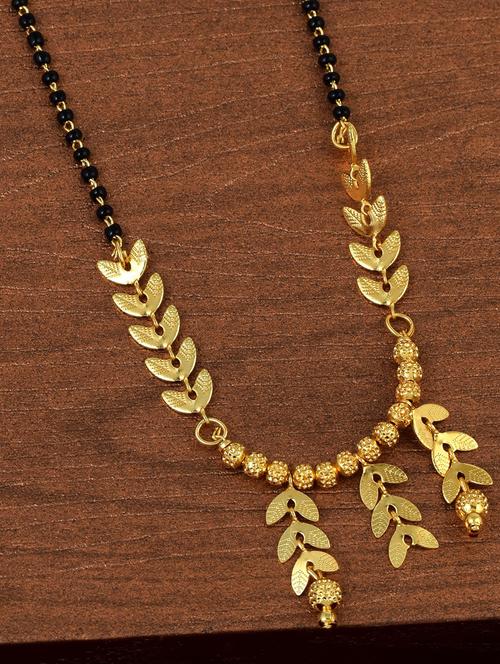 gold plated mangalsutra - 18637499 - Standard Image - 1