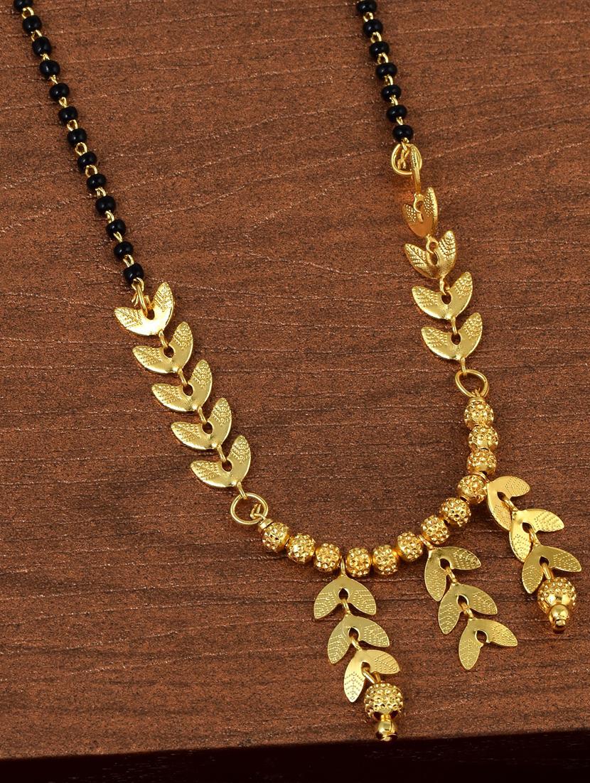 gold plated mangalsutra - 18637499 - Zoom Image - 1