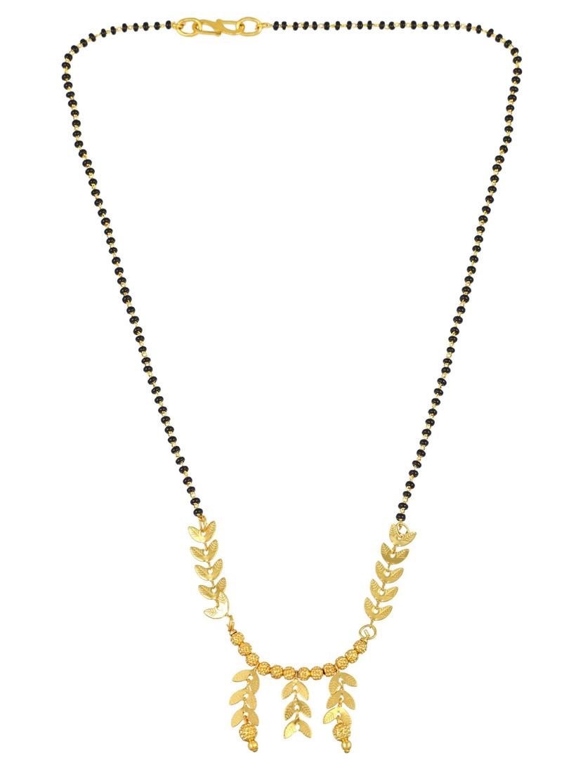 gold plated mangalsutra - 18637499 - Zoom Image - 2