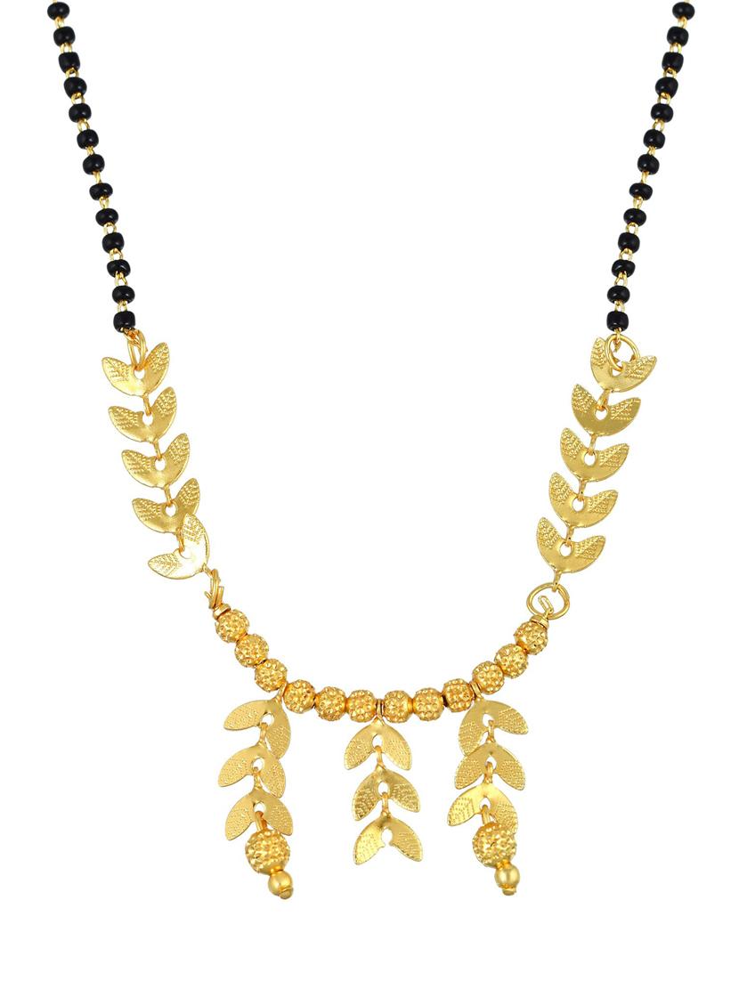 gold plated mangalsutra - 18637499 - Zoom Image - 3